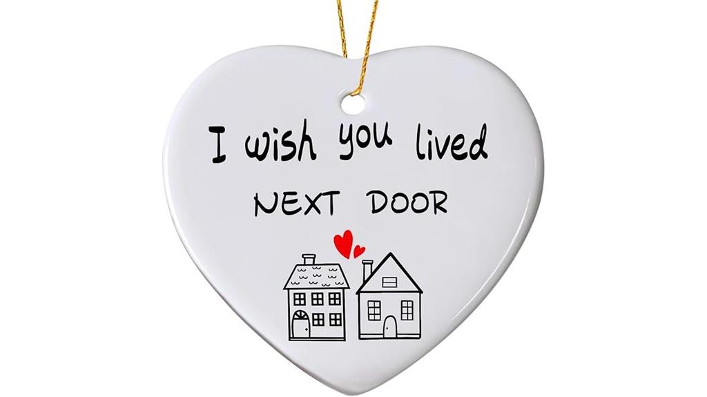 friendship ornament nearby wishes