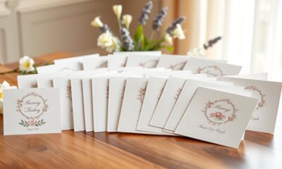 funeral memory wish cards