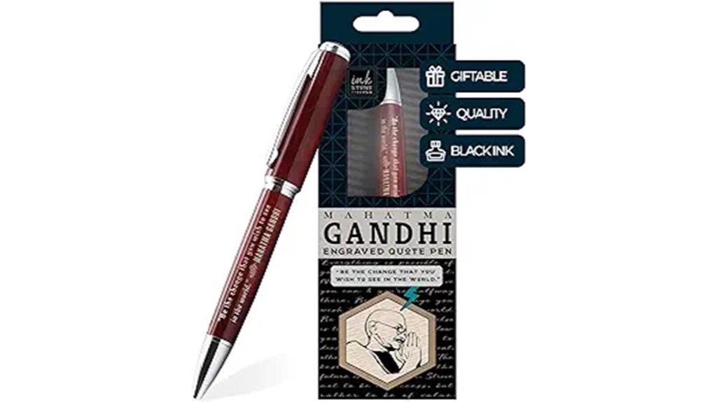 gandhi quote pen