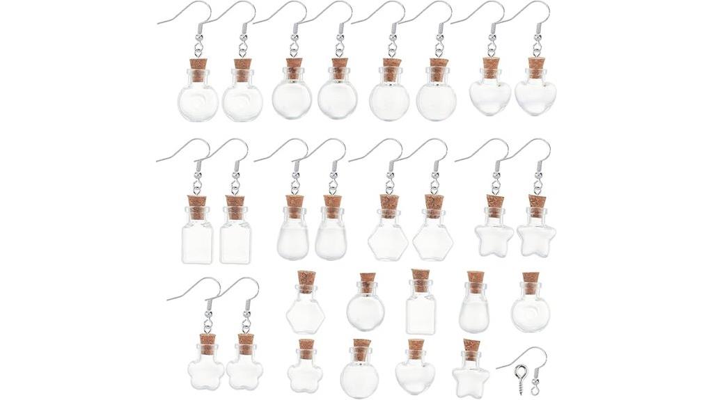 glass bottle earrings kit