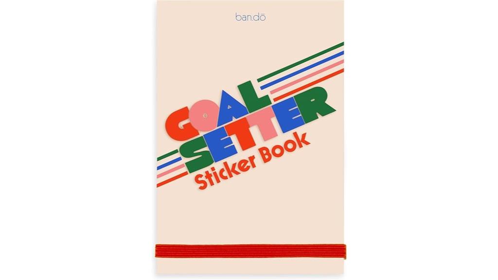 goal oriented sticker book