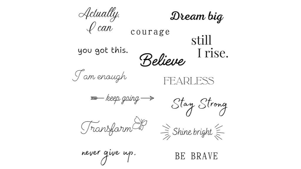 grace belief tattoo collection