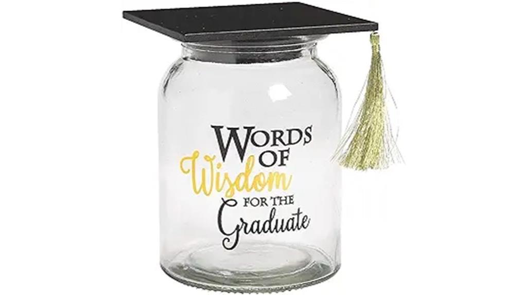 graduation wisdom gift jar