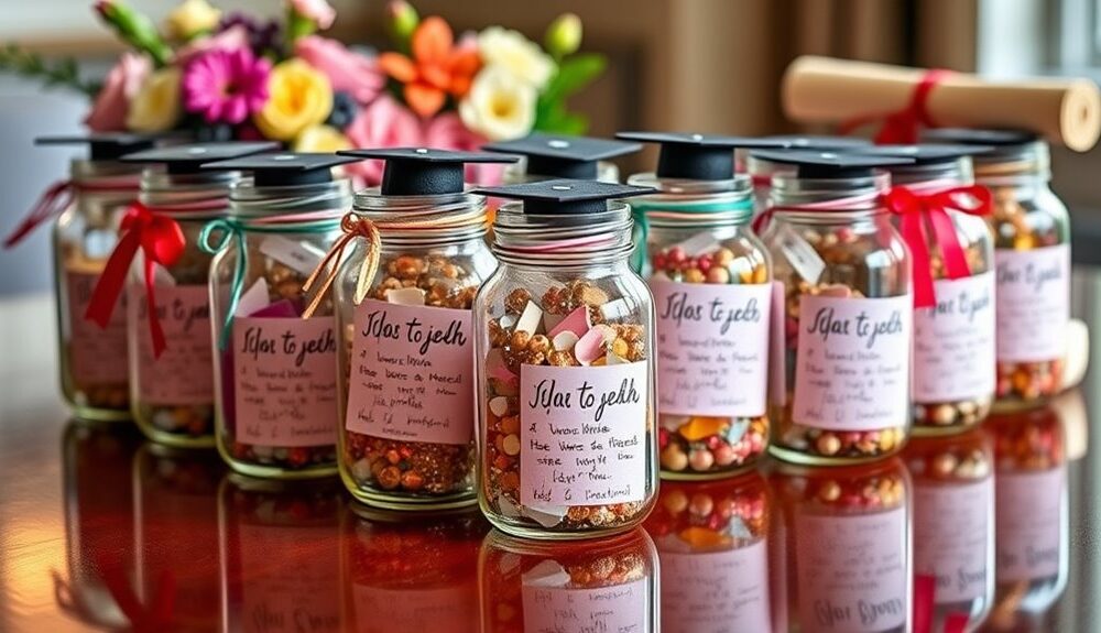 graduation wishes in jars