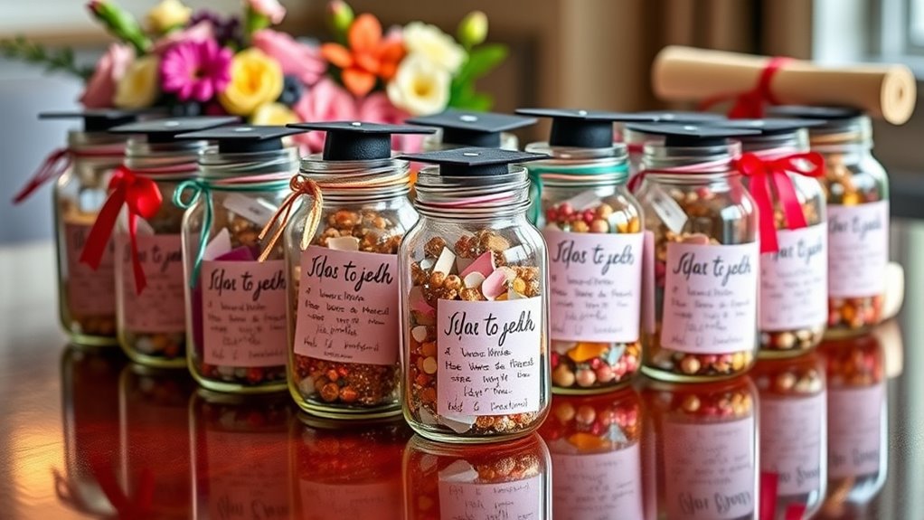 graduation wishes in jars