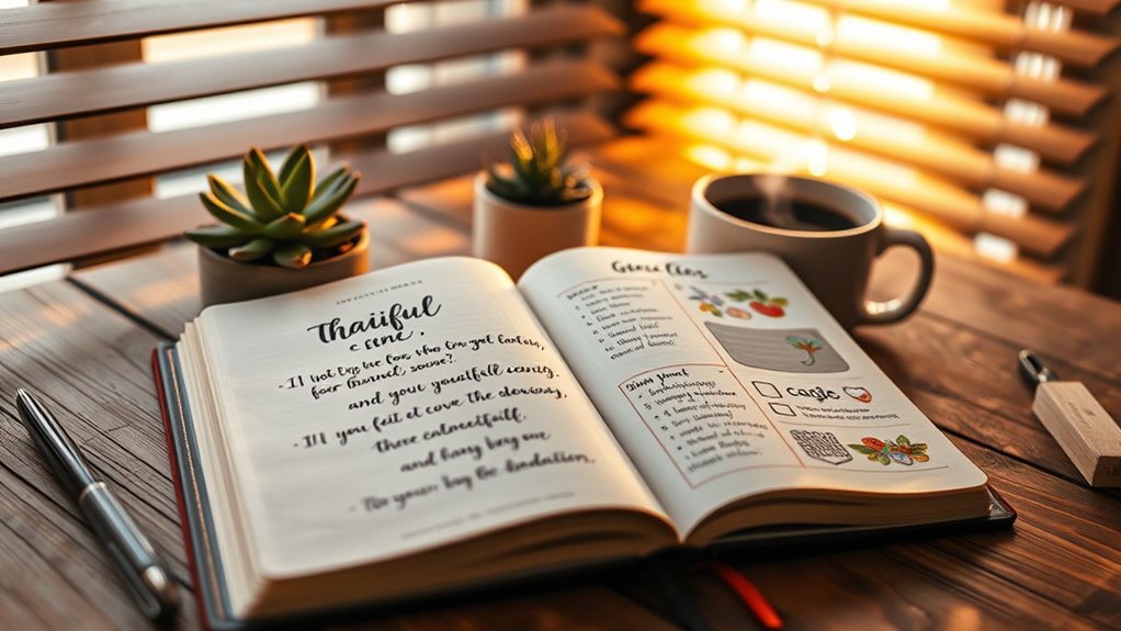 gratitude goal motivational journals