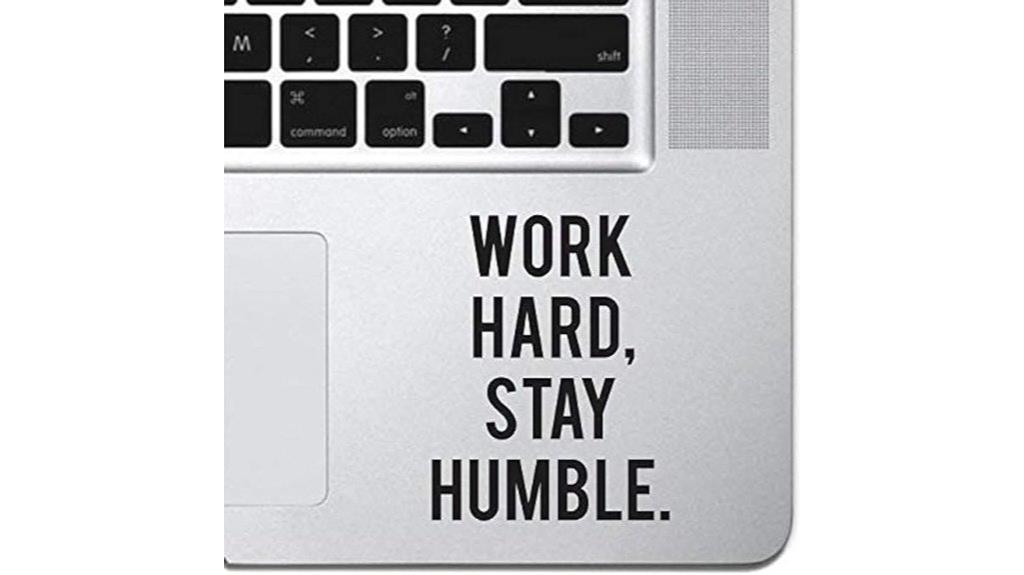 hustle hard laptop stickers
