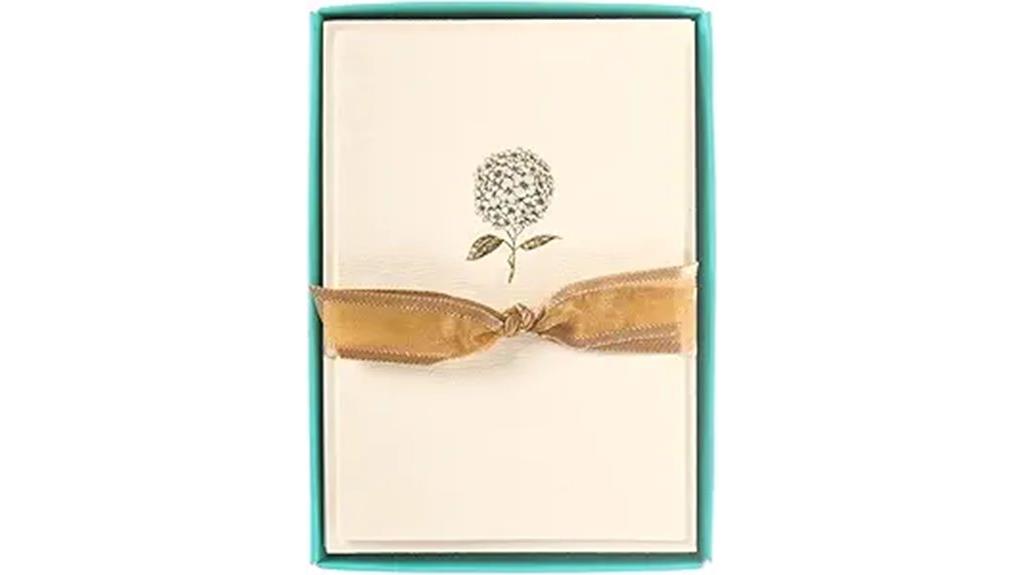 hydrangea notecards with envelopes