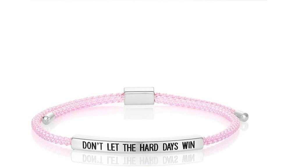 inspirational bracelet for resilience