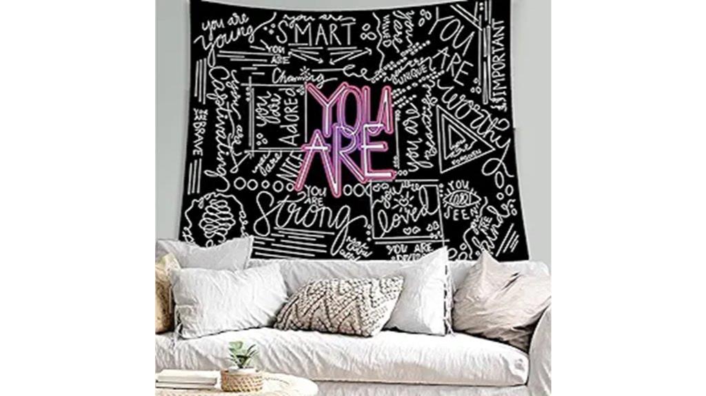 inspirational classroom wall tapestry