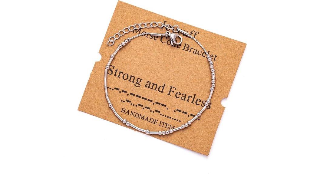 inspirational morse code jewelry