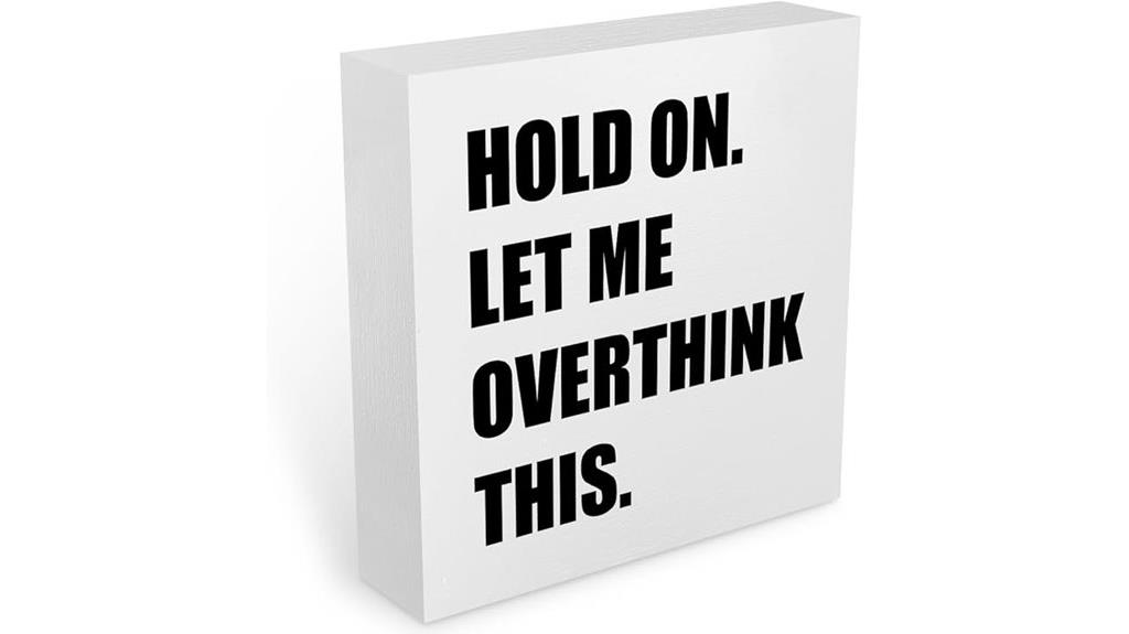 inspirational office desk sign