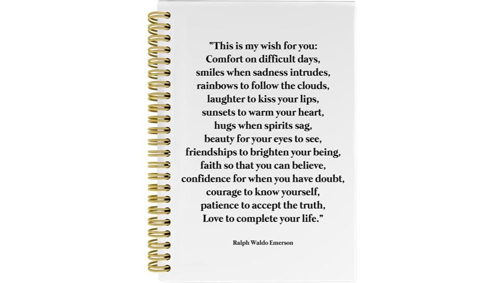 inspirational quotes notebook journal