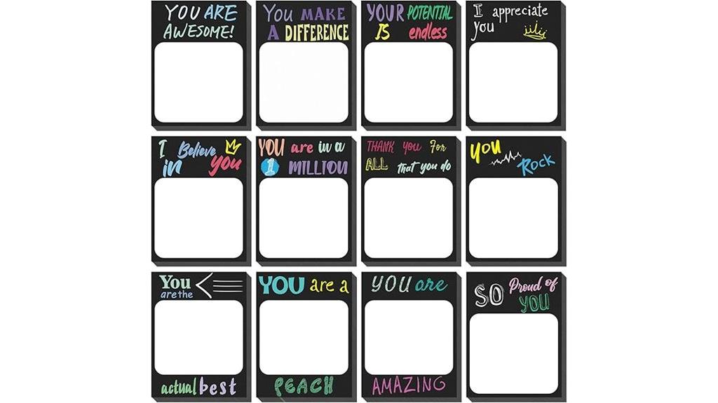 inspirational sticky notes set