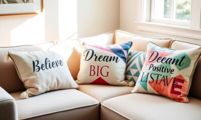 inspirational throw pillows collection