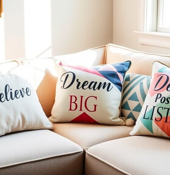 inspirational throw pillows collection