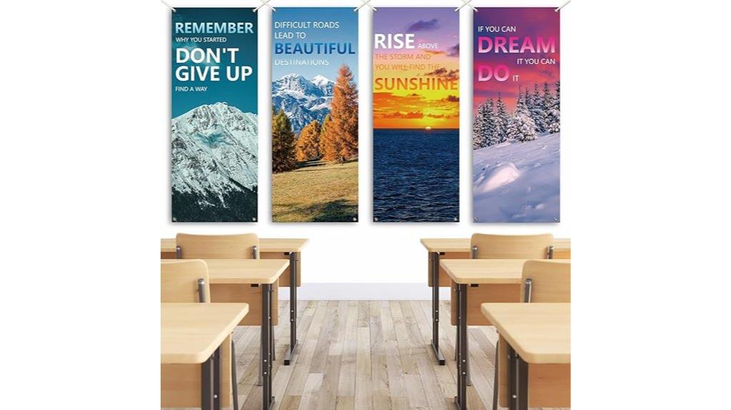 inspirational wall banner set
