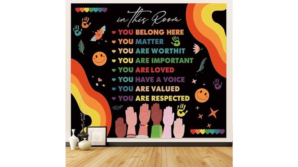 inspirational wall tapestry quote