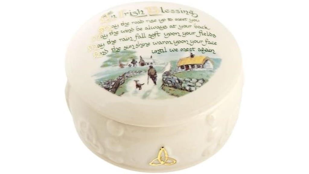 irish blessing trinket box