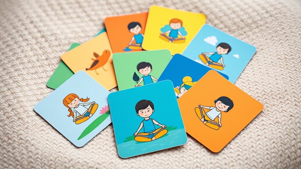 kids mindfulness card selection