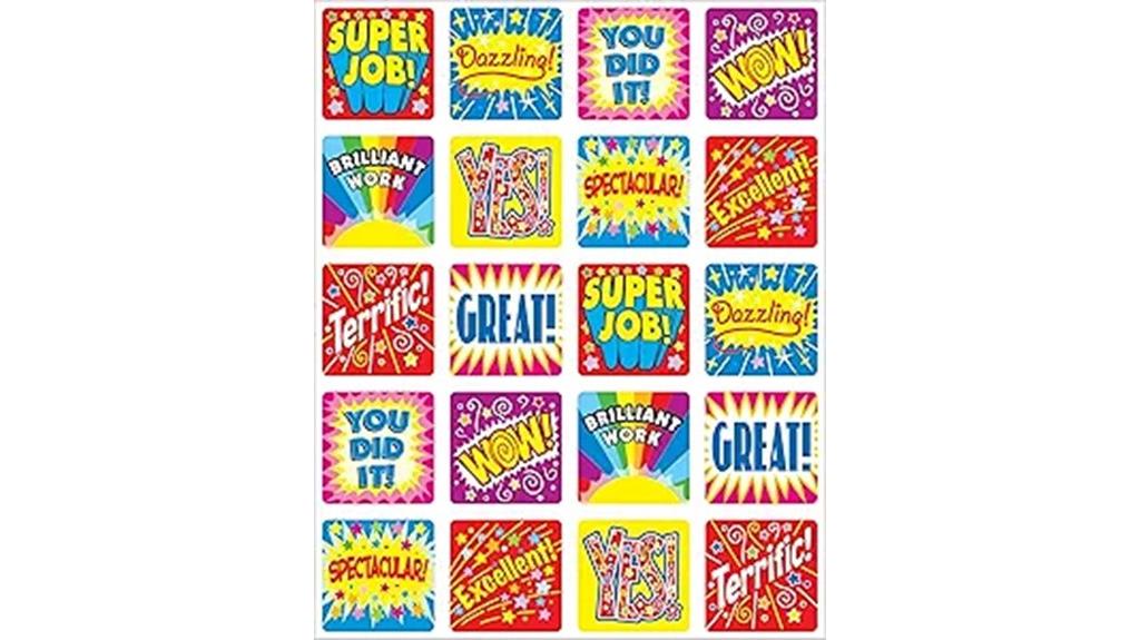 kids motivational sticker pack