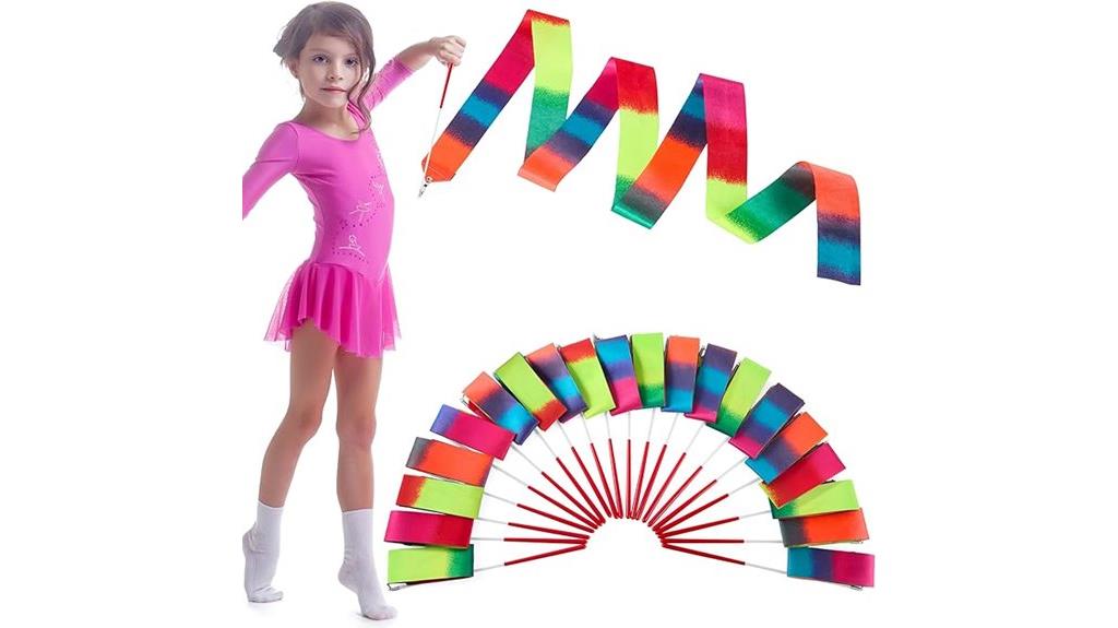 kids ribbon dancing wands