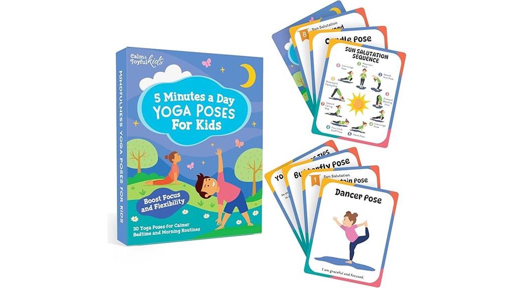 kids yoga card set