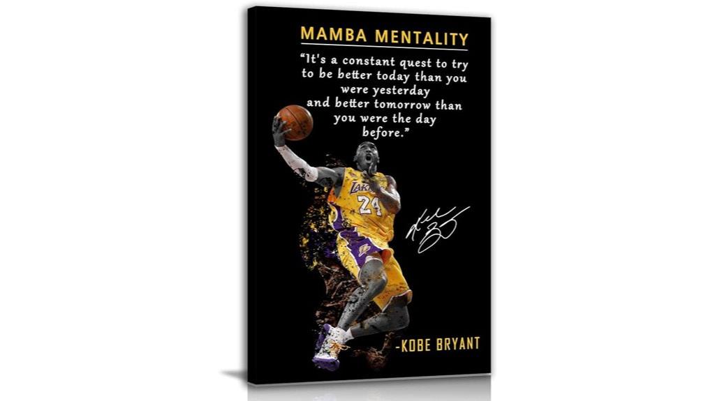 kobe bryant wall art
