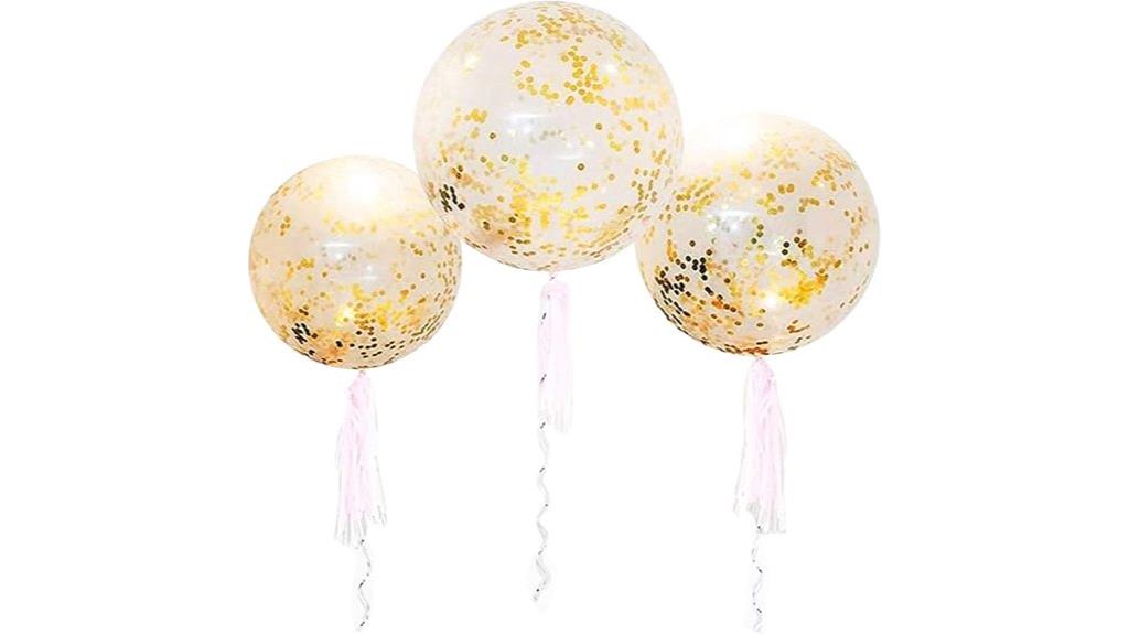 large jumbo confetti balloons