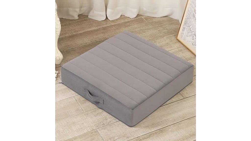 large square meditation pillow