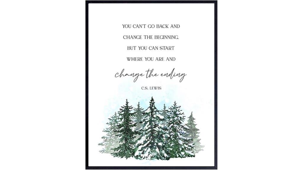 lewis inspirational quote wall art