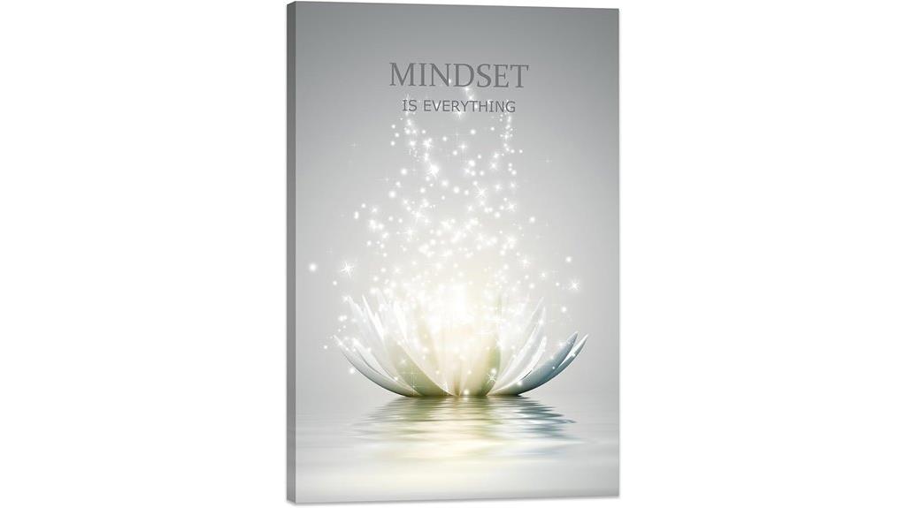 lotus wall art canvas