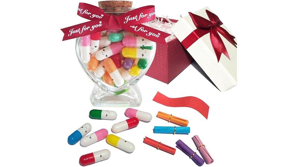 love capsules and gift notes