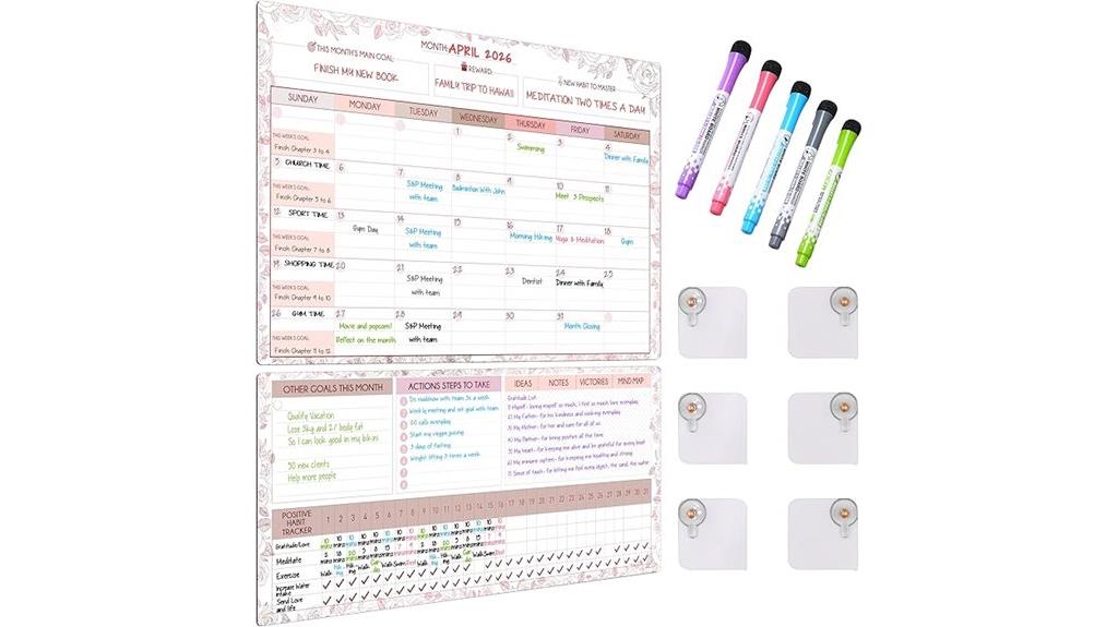 magnetic fridge whiteboard kit