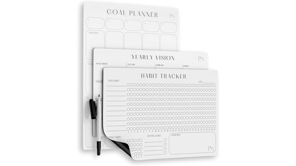 magnetic habit tracker calendar