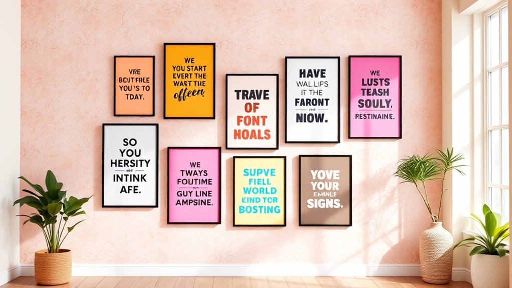 matching decor and message
