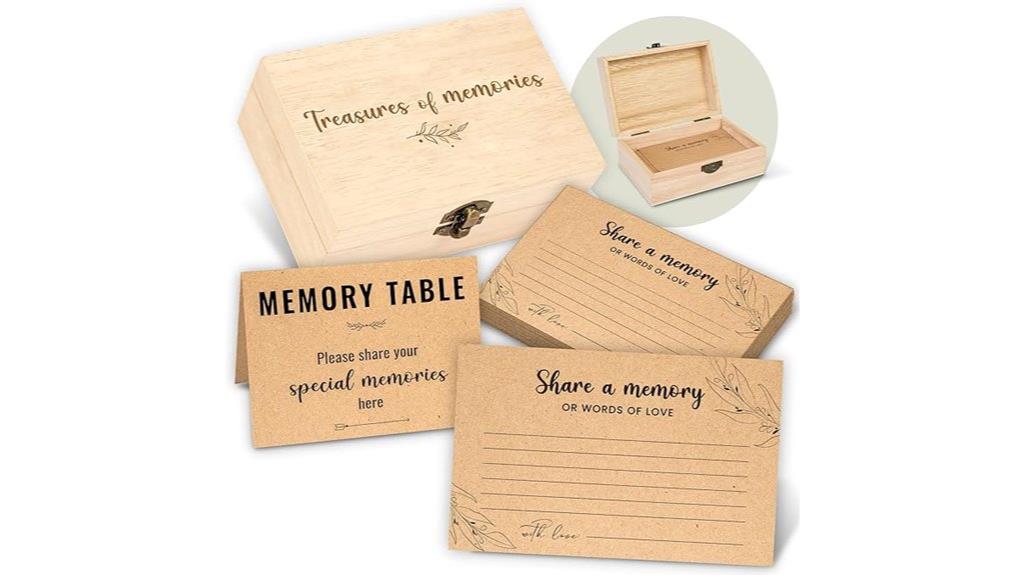 memorial celebration memory cards