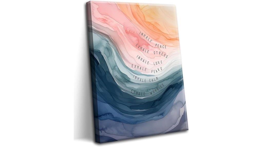 mindful meditation wall decor