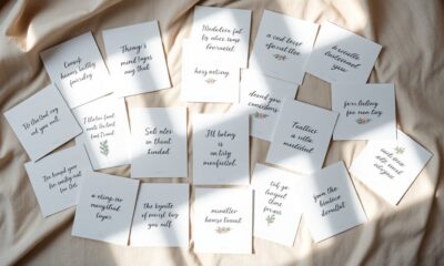 mindfulness affirmation card collection