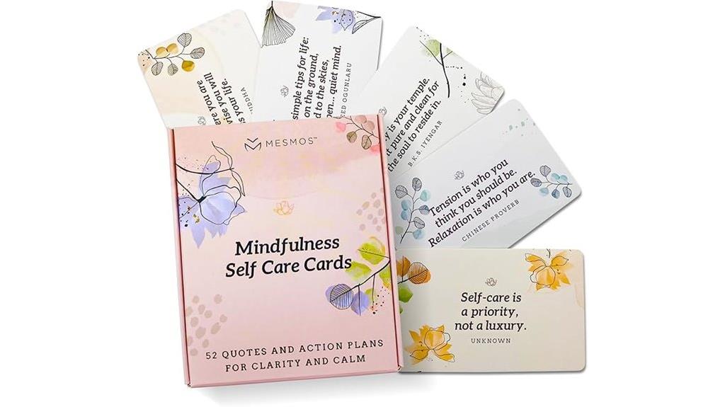 mindfulness cards with relaxation