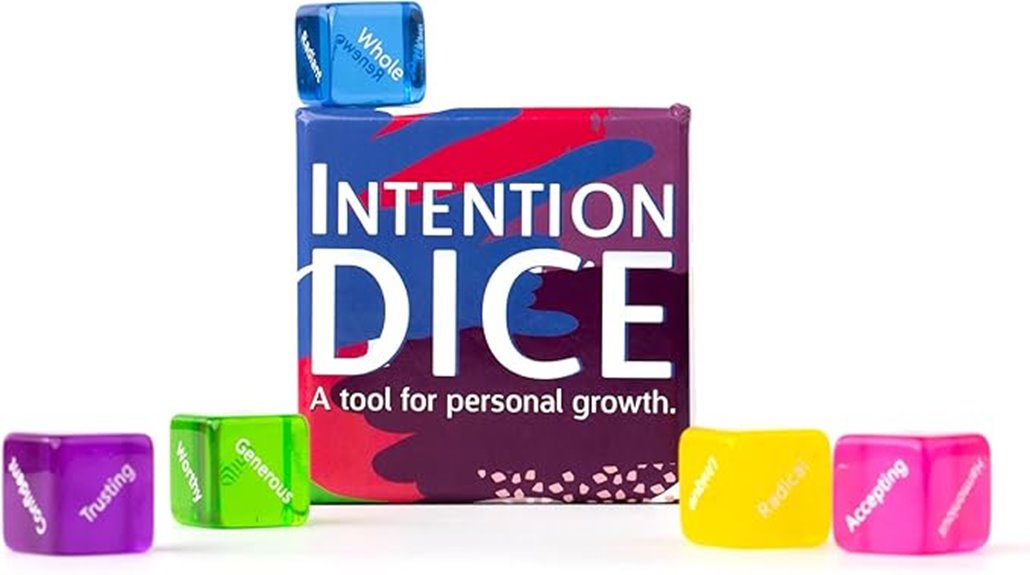 mindfulness intentions dice set