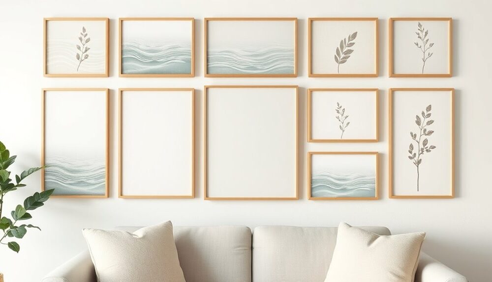 mindfulness wall art selection