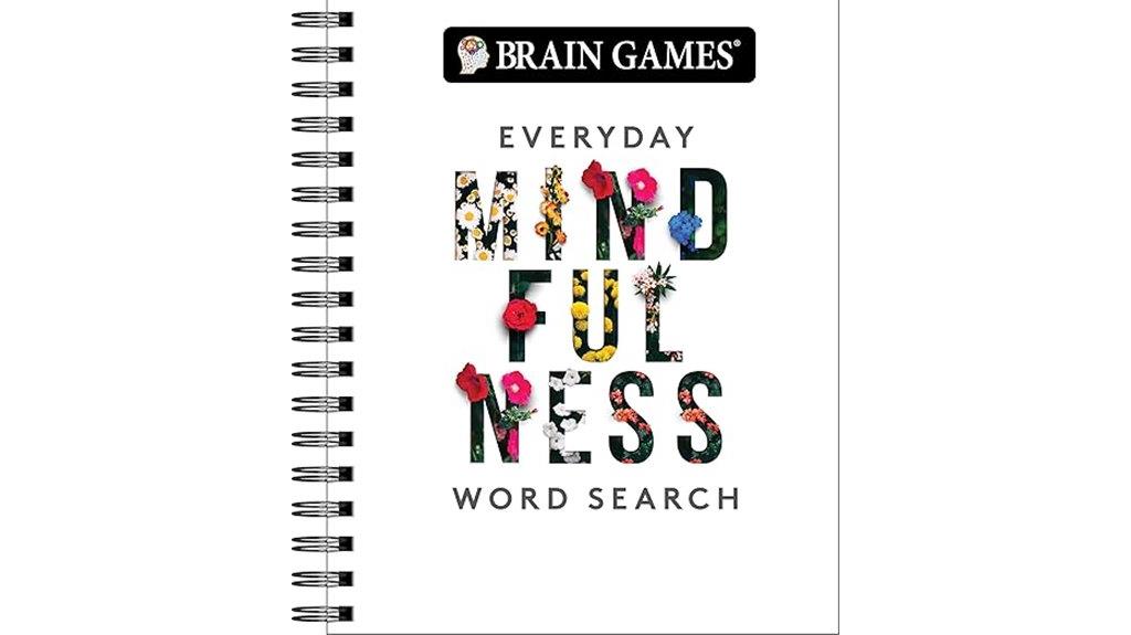 mindfulness word search puzzle