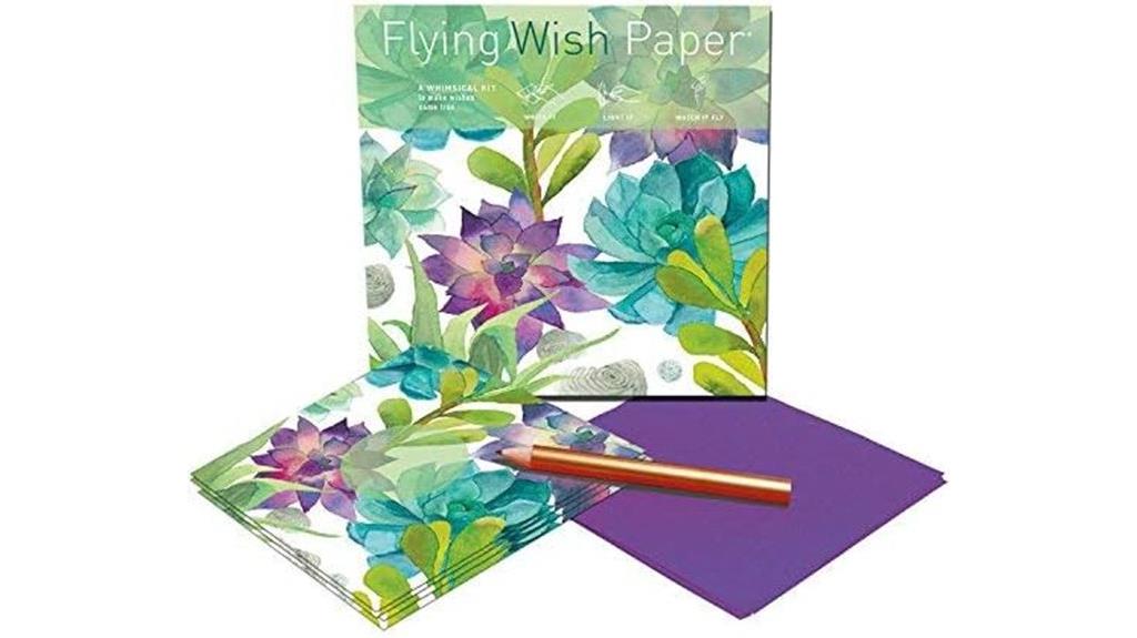 mini cactus wish paper kit