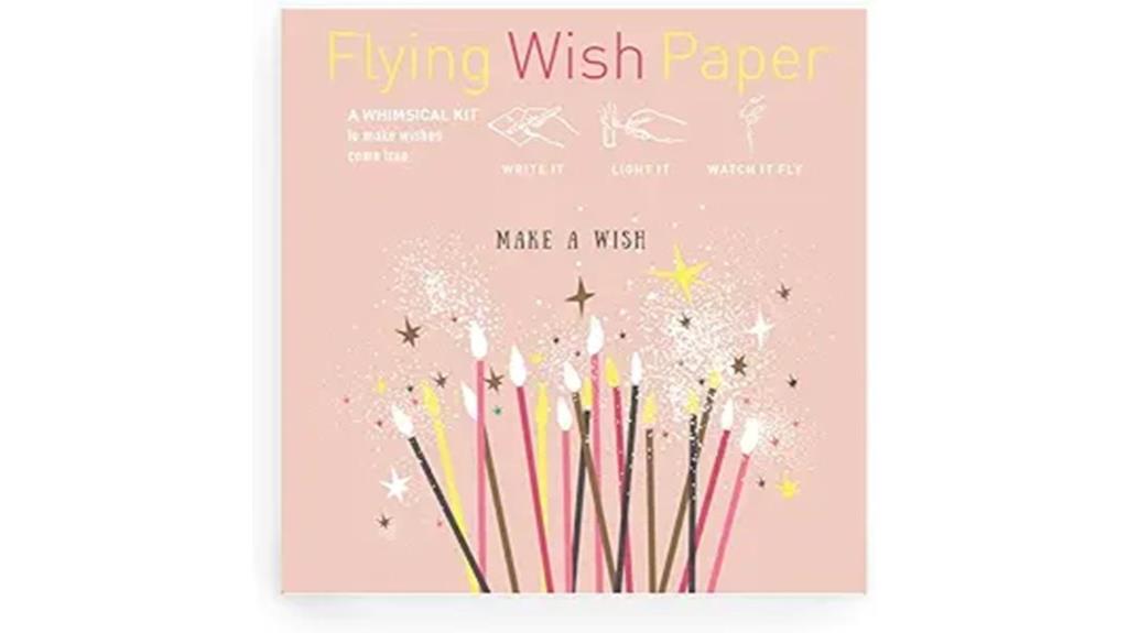 mini flying wish paper kit