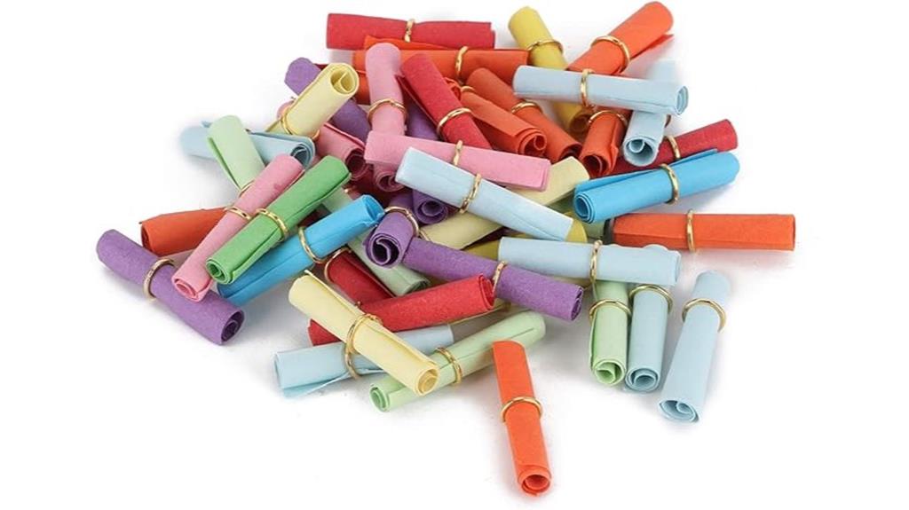 mini paper scrolls pack