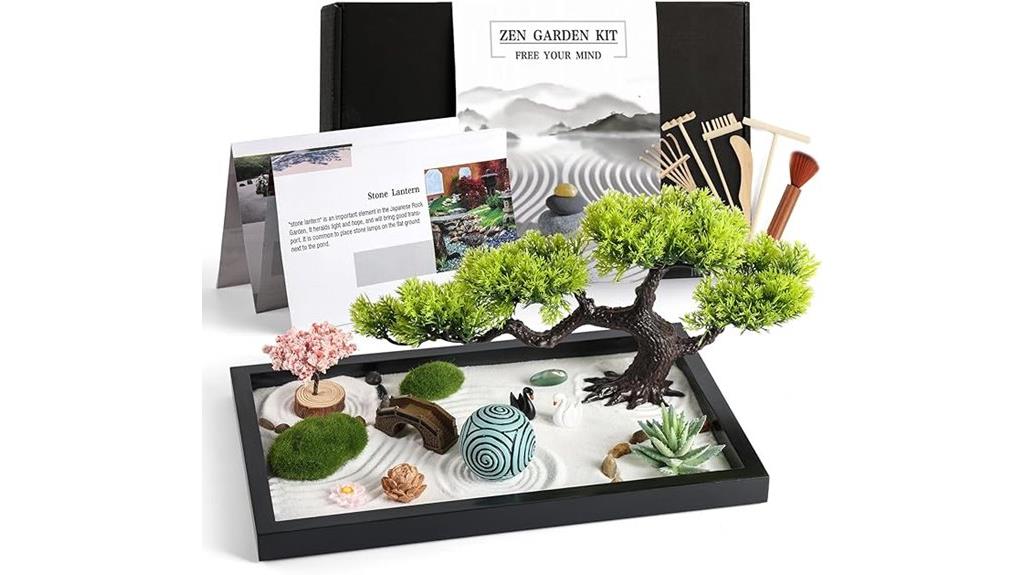 miniature desktop zen garden
