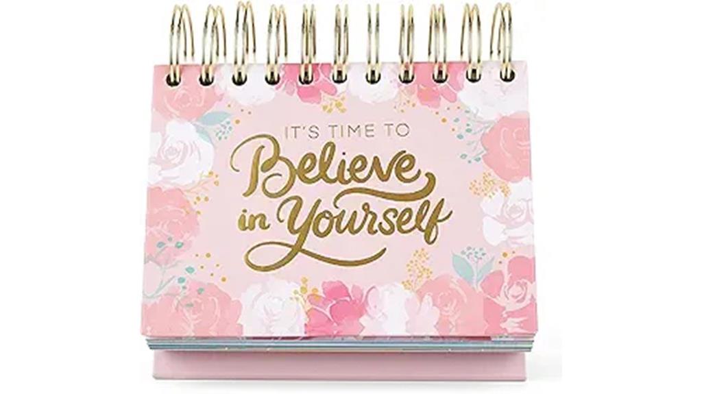 motivational desk flip calendar