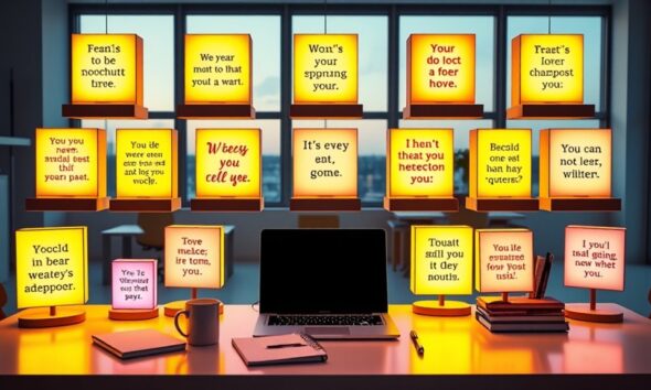 motivational desk lamp quotes