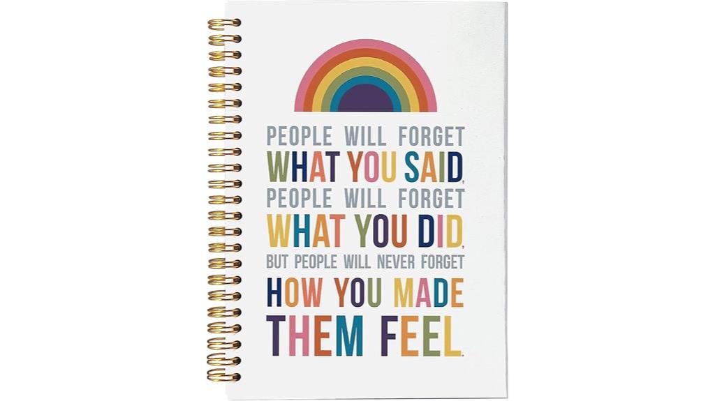 motivational journal with quotes